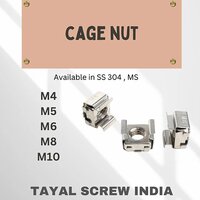 Cage Nut - Color: Silver