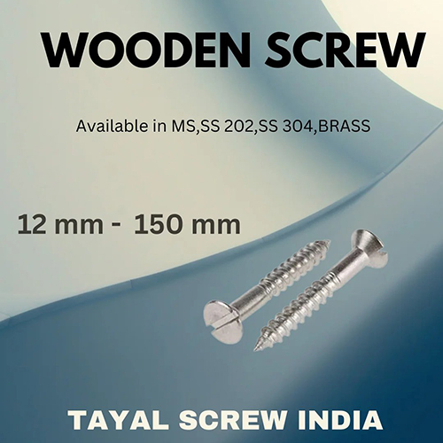 Wooden Screw