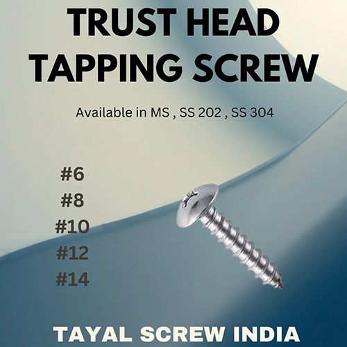 Trust Head Tapping Screw - Color: Silver