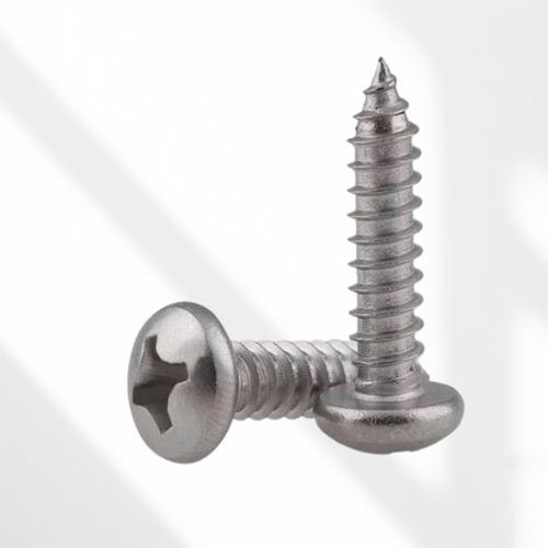 Pan Philips Head Tapping Screw - Color: Silver