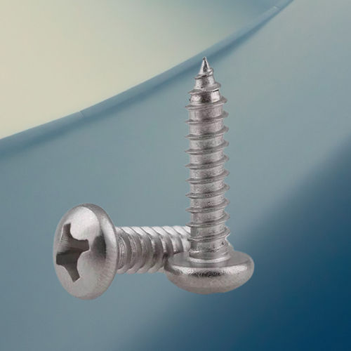 Pan Philips Head Tapping Screw - Color: Silver