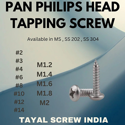 Pan Philips Head Tapping Screw