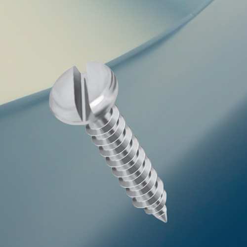 Pan Head Tapping Screw - Color: Silver