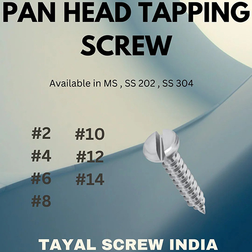 Pan Head Tapping Screw
