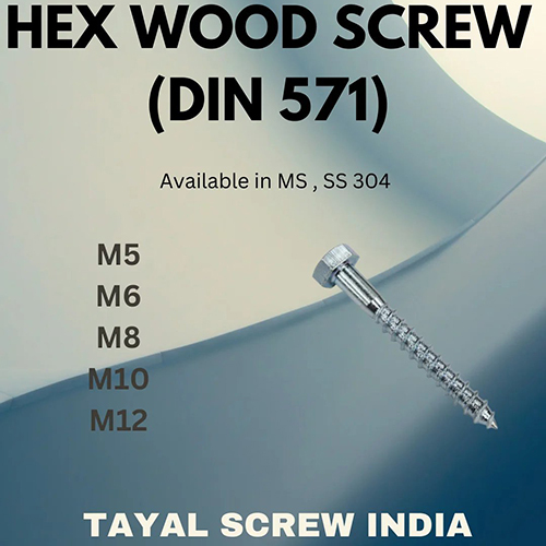 Hex Wood Screw DIN 571