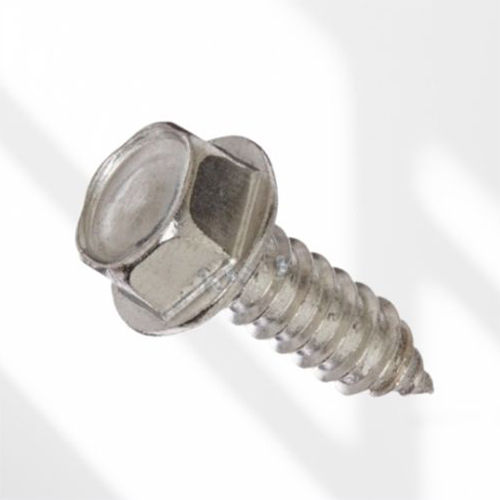 Hex Flange Tapping Screw - Color: Silver