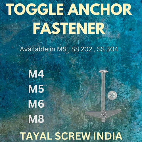 Toggle Anchor Fastener - Application: Industrial