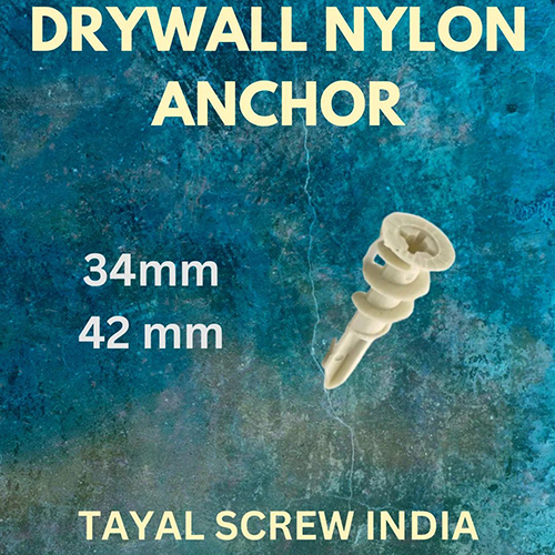 Drywall Nylon Anchor - Application: Industrial