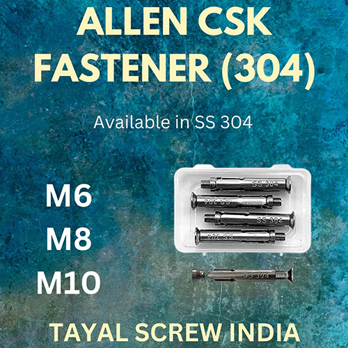 Allen Csk Fastener 304 - Application: Industrial