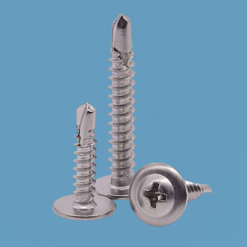 Wafer Head Drilling Screw - Color: Silver