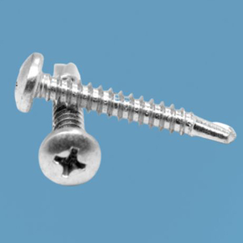 Pan Head Drilling Screw - Color: Silver