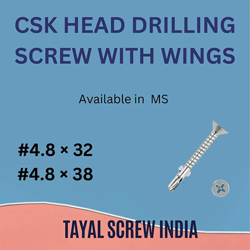 CSK Head Drilling Screw with Wings