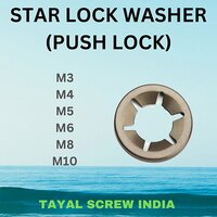 Star Lock Washer Push Lock