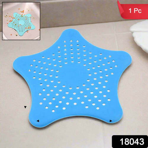 STAR SHAPE SUCTION CUP KITCHEN BATHROOM SINK DRAIN STRAINER HAIR STOPPER FILTER