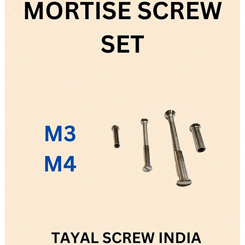 Mortise Screw Set - Application: Industrial