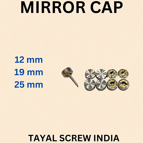 Mirror Cap - Brass, All Size, Golden | Polished Surface for Industrial Applications