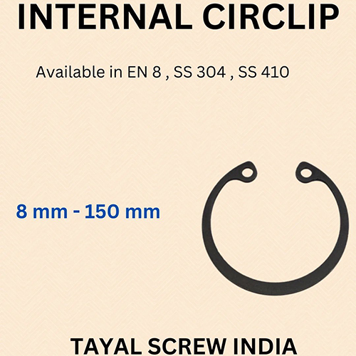 Internal Circlip - Application: Industrial