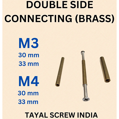Double Side Connecting Brass - Application: Industrial