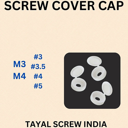 Screw Cover Cap - Application: Industrial
