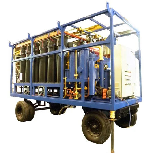 Multicolor Paint Coated Mobile Type Oil Transformer Regeneration Plant