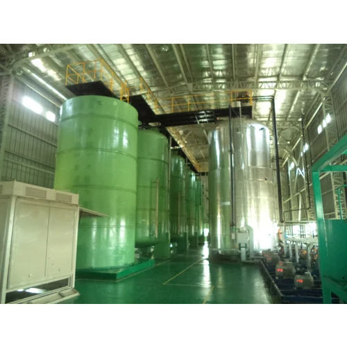 Silver Industrial Oil Storage Tank