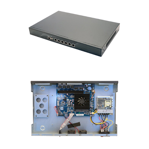 1U Rackmount Firewall Computer Intel Quad Core J4125 w6GbE LAN