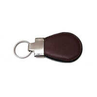 Brown Leather Key Rings - Leather Material, Various Colors, Antique Plating, Steel Metals Type | Modern Arts Style, Indian Regional Aesthetic