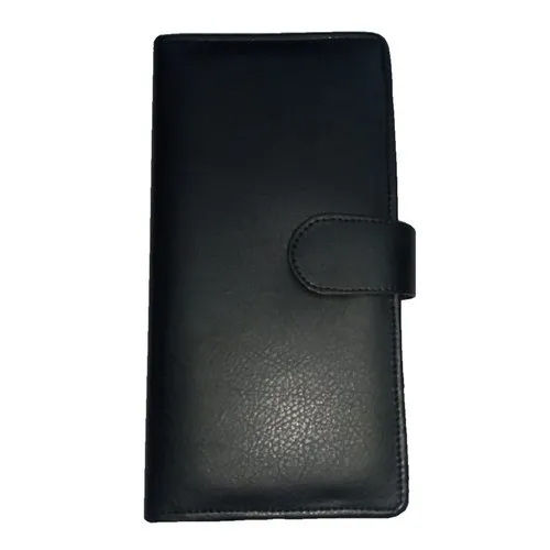 Black Leatherite Cheque Book Holder