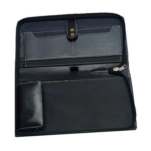 Black Leatherite Multiple Cheque Book Holder