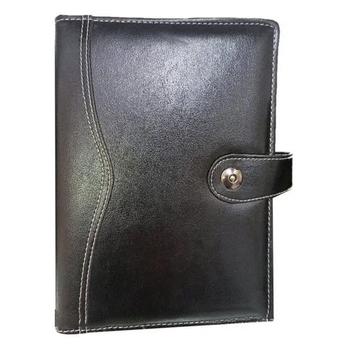 Black Leather Corporate Diary