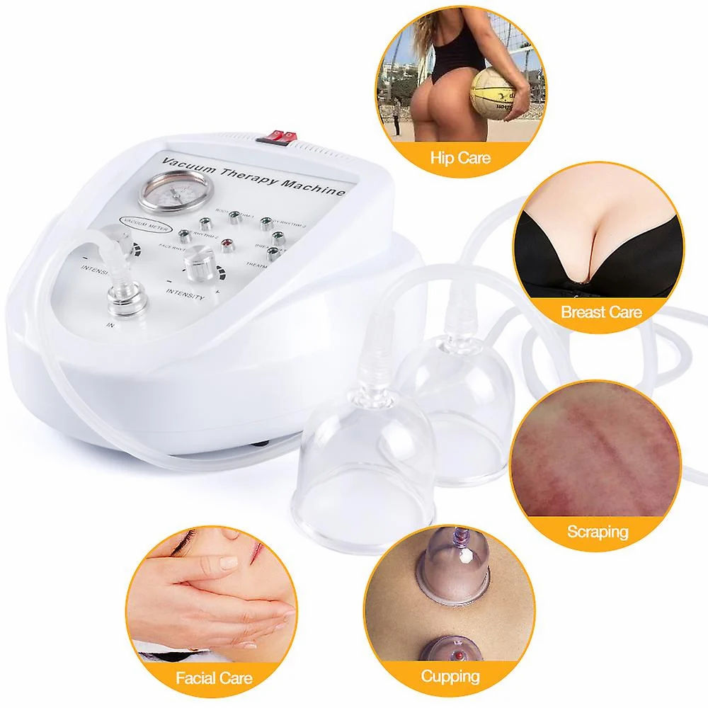 ABS Plastic Vacuum Therapy Machine Lymph Drainage Machine chest Enlarger Pump, For Clinical