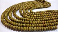 Natural Green Opal Gemstone Rondelle Plain 8mm Beads Strands 7 Inches Long