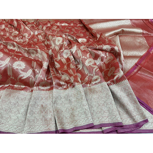 Banarasi Handloom Katan Tissue Zari Saree