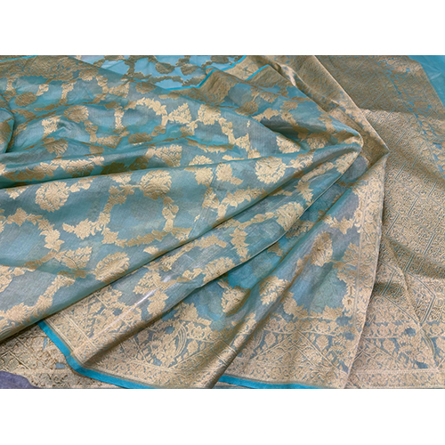 Banarasi Handloom Organza Tissue Saree