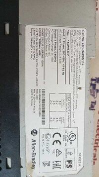 ALLEN BRADLEY 25B-D4P0N114 1.5kw/2.0HP 3 PHASE 380-480V, DRIVE