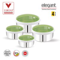 ELEGANT VIRTUE HOMEWARE ST. STEEL FOOD CONTAINER