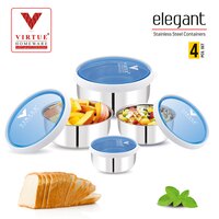 ELEGANT VIRTUE HOMEWARE ST. STEEL FOOD CONTAINER