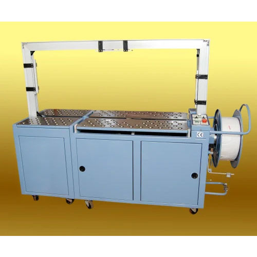 Stainless Steel Automatic Box Strapping Machine For Corrugated Industry