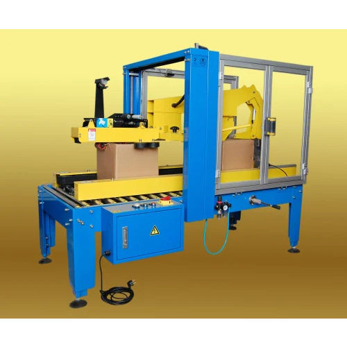 Carton Sealing Machine With Flap Closing