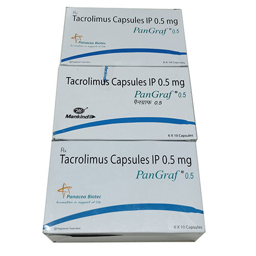 0.5 Mg Tacrolimus Capsules - Ingredients: Natural Yeast