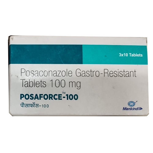 100 Mg Posaconazole Gastro Resistant Tablets - Ingredients: Natural Yeast