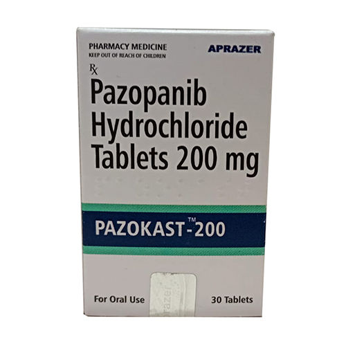 200 Mg Pazopanib Hydrochloride Tablets - Ingredients: Natural Yeast