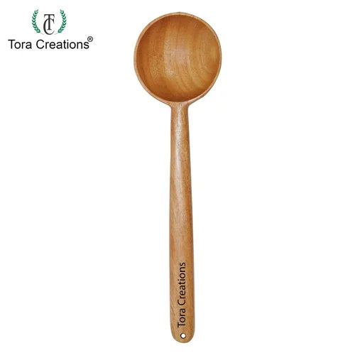 Brown Wooden Serving And Cooking Spoons