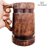 Wooden Mug Be Er - Color: Brown
