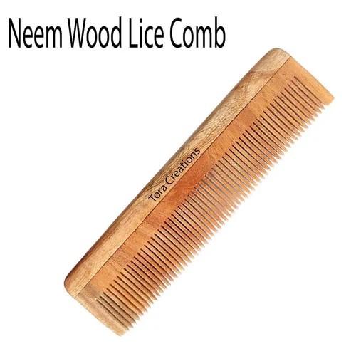 Rose And Neem Wood Long Hair Comb For Professional