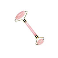 Rose Quartz Roller For Face Massage - Dimension (l*w*h): 14 X 6 X 1.5  Centimeter (cm)