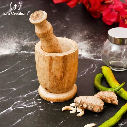 Natural wooden Pestle