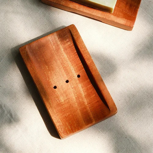 Neem Wood Soap Tray By TORA CREATIONS