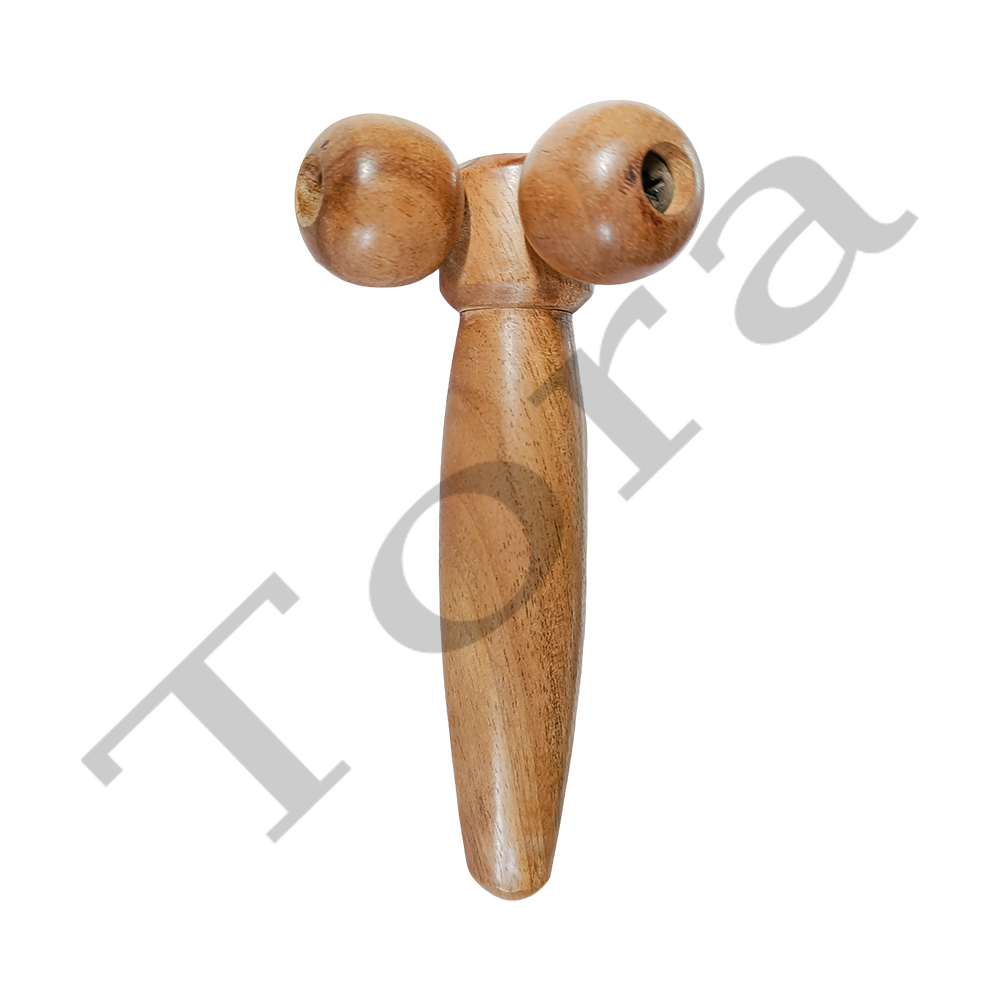 Tora 3D Roller Wooden Acupressure Massager Export Quality (TCAT5011)