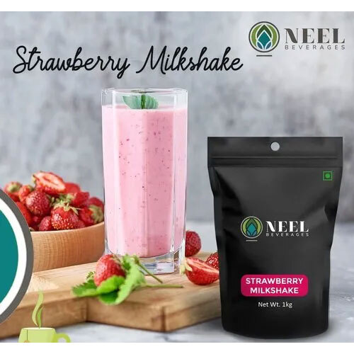 Instant Strawberry Milkshake Premix